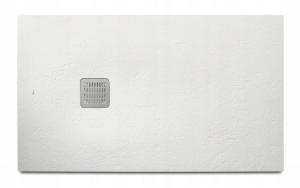 Brodzik prysznicowy kompozyt STONEX prostokąt 80x120x2.8 cm TERRAN syfon