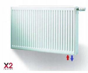 Grzejnik stalowy KERMI V 12 600x1000 X2 dolny prawy48h