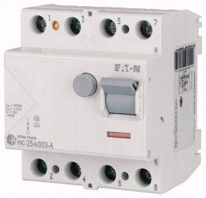 EATON Wyłącznik różnicowoprądowy 6kA typ A HNC-25/4/003-A