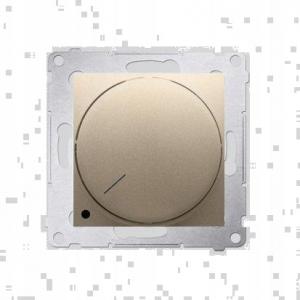 Ściemniacz obrotowy dwubiegunowy do LED ściemnialnych 230V (moduł) 5-215W i