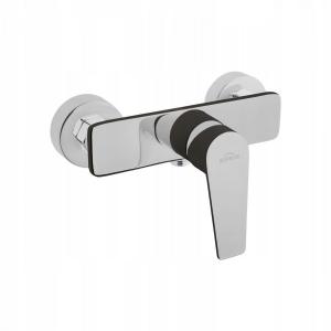 Bateria natryskowa INVENA DOKOS CZARNY CHROM 48h