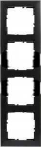 LEGRAND Ramka - 4x, CZARNY SUNO