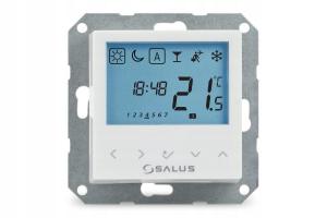 Regulator temp przewodowy SALUS BTRP230-9010 programowalny podtynk biały