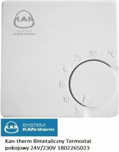 KAN-therm Bimetaliczny termostat pokojowy 230V / 24V