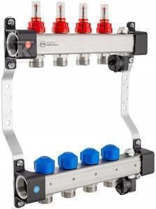 Rozdzielacz 4-ob KAN InoxFlow MAX uzbrojony. 48h