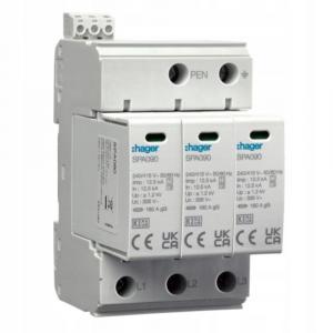 Ogranicznik przepięć T1+T2 MOV 3P sieć TN-C Iimp=37, 5kA In=50kA Up1, 2kV