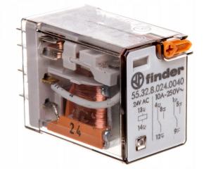 FINDER 55.32.8.024.0040 Przekaźnik 2P 10A 24V AC
