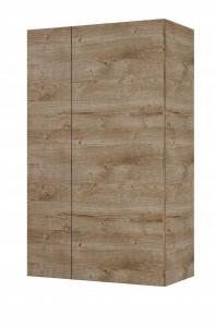 Szafka 596 x 316 x 1000 mm dąb canela z 2 drzwiami ROCA For All 60 2D