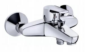 Bateria wannowo-natryskowa ścienna ORAS SAGA2017 1-uchwyt. 2-otworowa chrom