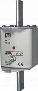 ETI Wkładka topikowa przemysłowa zwłoczna KOMBI NH3C GG 200A/500V