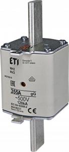 ETI Wkładka topikowa przemysłowa zwłoczna KOMBI NH2 gG 100A/500V