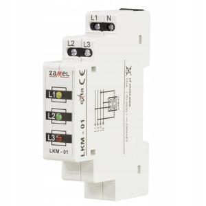 Wskaźnik zasilania 230V/400V LED czerwona/zielona/żółta TN Typ: LKM-01-40