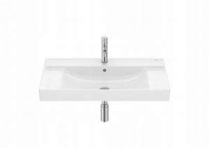 Umywalka ścienna ONA 80x46cm, z/otw., z/przel. Biały ROCA