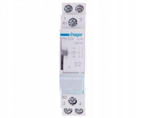 HAGER Przekaźnik bistabilny 24VAC/12VDC 2NO 16A