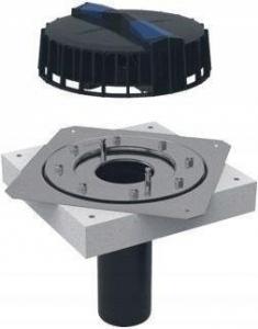 GEBERIT Wpust dachowy Geberit Pluvia z kołnierzem mocującym d90 DAF