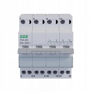 F&F Przełącznik modułowy sieć-agregat, 4-torowy, 63 A PSA-463