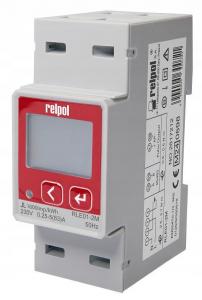 Jednofazowy cyfrowy licznik energii elektrycznej RLE01-2M – MID, CE, 63A, R