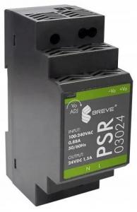 Zasilacz impulsowy PSR 03024 230/ 24VDC 1,5A 36W na szynę DIN, Uzas: 85-264