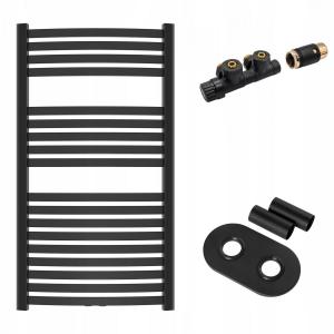 INVENA GRZEJNIK ŁAZ 540X1000 + KPL. DUOPLEX+ MASKOWNICA PODW - CZARNO-ZŁOTY