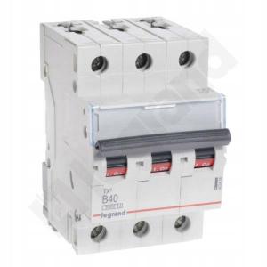 LEGRAND Wyłącznik nadprądowy S 303 3P B 40A 6000A TX3