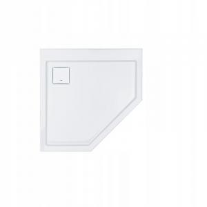 Brodzik akrylowy pięciokątny 90x90x3 cm SANPLAST Space Line BPK/SPACE biały