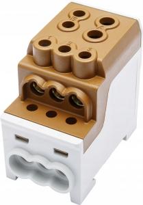 SIMET SDB 200 Blok rozdzielczy - dystrybucyjny Al/Cu 80030 SIMBLOCK brązowy