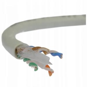 Kabel U/UTP kat.6 LSOH 4x2x23AWG B2ca 500m 25 lat gwarancji, badanie jakośc