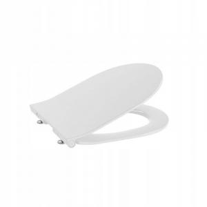 Deska WC GAP ROUND COMPACTO Slim Wolnoopad. Biały ROCA[5]