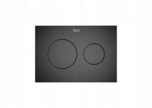 Przycisk spłukujący ROCA DUPLO S PS3 podwójny Titanium Black (Everlux-PVD)