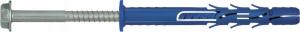 Kołek ramowy poliamidowy 10x240 mm z kołnierzem, wkręt ocynk płatkowy, [OP