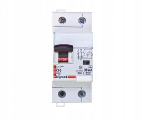 LEGRAND Wyłącznik różnicowonadprądowy P 312 2P C 10 A 30 mA typ A serii DX3