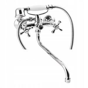 Bateria wannowa INVENA ROMA z wylewką typu S 48h