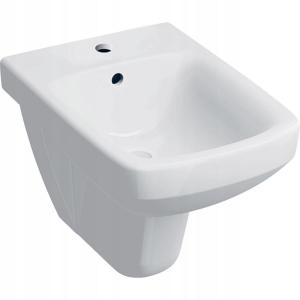 Bidet wiszący Selnova Square B35 cm, H35.5 cm, T53 cm, z przelewem, z otwor