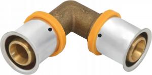 KAN-therm Kolano 90° mosiężne ultraPRESS - 32