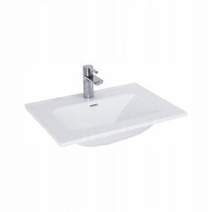 Umywalka meblowa SKAPPA 61x46cm, z/otw., z/przel. Biały ELITA