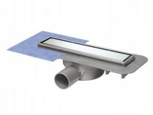 Odpływ liniowy prysznicowy Linearis Compact, L=650 boczny z matą