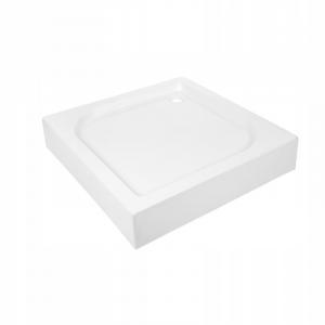 INVENA BRODZIK KWADRATOWY 80X80 16 CM BEZ SYFONU POLSKI