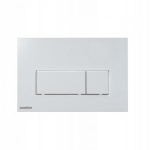 Przycisk do stelaża WC Onnline biały 48h