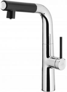 Bateria zlewozmywakowa stojąca ARMATURA KRAKÓW NEDA 1-otw. mosiężna chrom