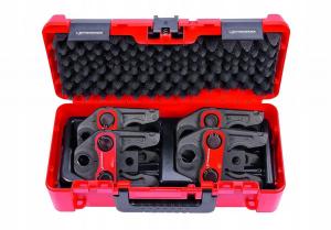 Zestaw szczęk zaciskowych standard w walizce ROCASE, U 16-20-25-32 mm