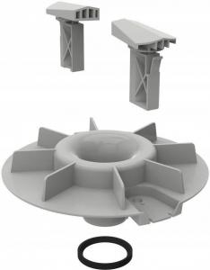 GEBERIT Element spiętrzający wpustu dachowego Geberit Pluvia d56