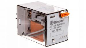 FINDER 60.13.8.024.0040 Przekaźnik 3P 10A 24V AC