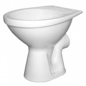 Miska ustępowa GEBERIT Idol stojąca lejowa odpływ poziomy 36 x 46 cm biała