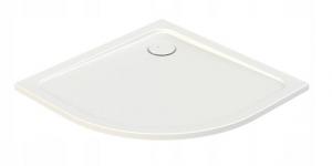 Brodzik akryl półokrągły SANPLAST Free Line BP/FREE 80x80x2,5+STB biały