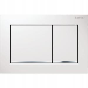 Przycisk spłuczki Geberit Omega30 biały/chrom 48h