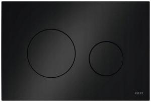 Przycisk spłukujący TECE loop podwójny do WC z tworz sztucz czarny połysk