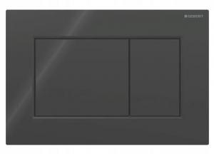 Przycisk uruchamiający GEBERIT Sigma01 prostokątny czarny