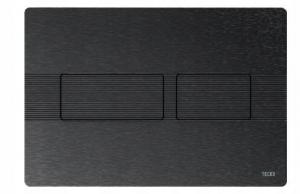 Przycisk spłukujący TECE solid podwójny do WC metalowy grafit szczotkowany