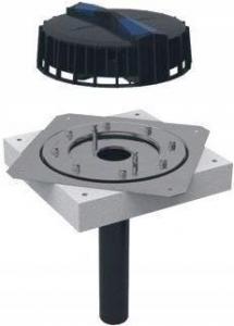 GEBERIT Wpust dachowy Geberit Pluvia z kołnierzem mocującym d56 DAF