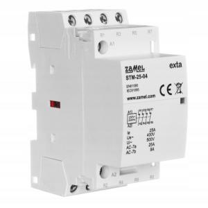 ZAMEL Stycznik modułowy instalacyjny 25A, 4xNC, 230V AC STM-25-04